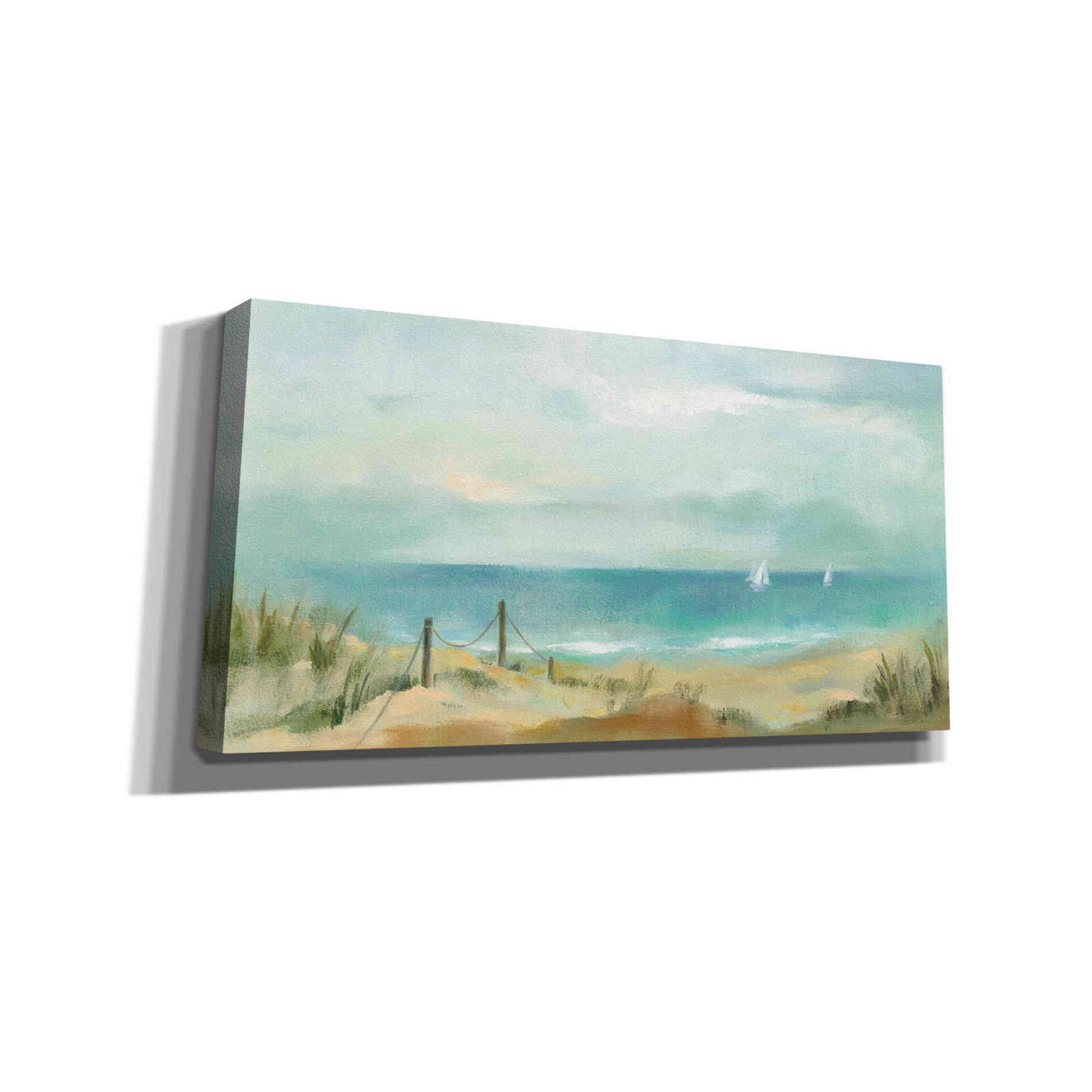 'Serenity on the Beach' by Silvia Vassileva, Canvas Wall Art