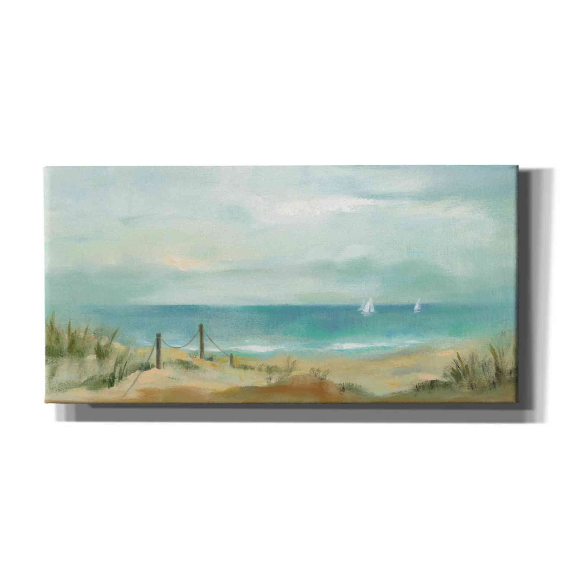 'Serenity on the Beach' by Silvia Vassileva, Canvas Wall Art
