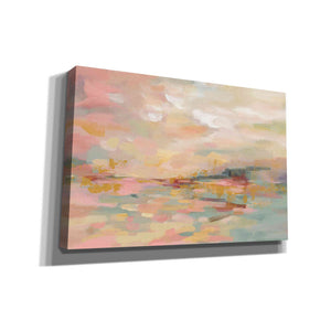 'Pink Waves' by Silvia Vassileva, Canvas Wall Art