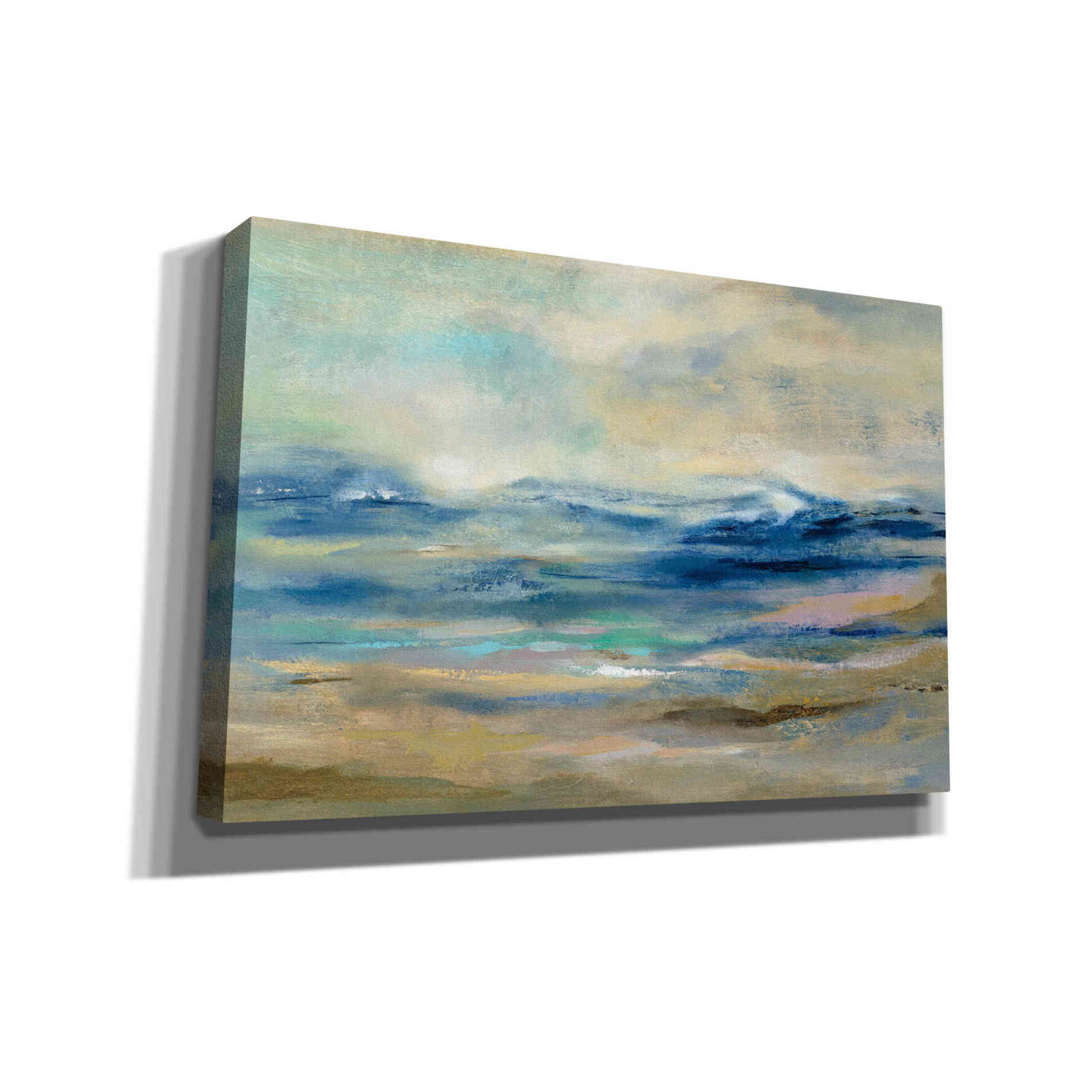'Whispering Wave' by Silvia Vassileva, Canvas Wall Art