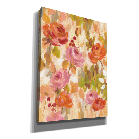 Image of 'Pink and Orange Brocade I' by Silvia Vassileva, Canvas Wall Art