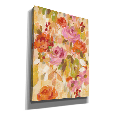 Image of 'Pink and Orange Brocade II' by Silvia Vassileva, Canvas Wall Art