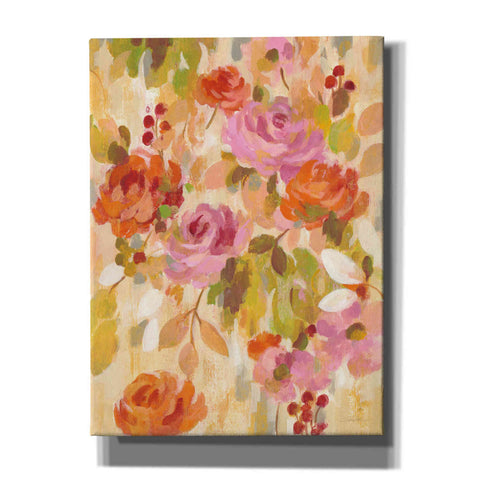 Image of 'Pink and Orange Brocade II' by Silvia Vassileva, Canvas Wall Art