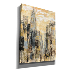 'Manhattan Gray and Gold I' by Silvia Vassileva, Canvas Wall Art
