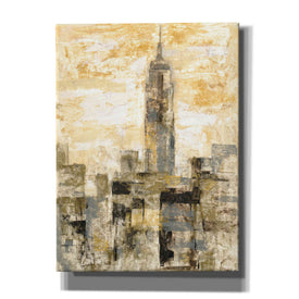 'Manhattan Gray and Gold II' by Silvia Vassileva, Canvas Wall Art