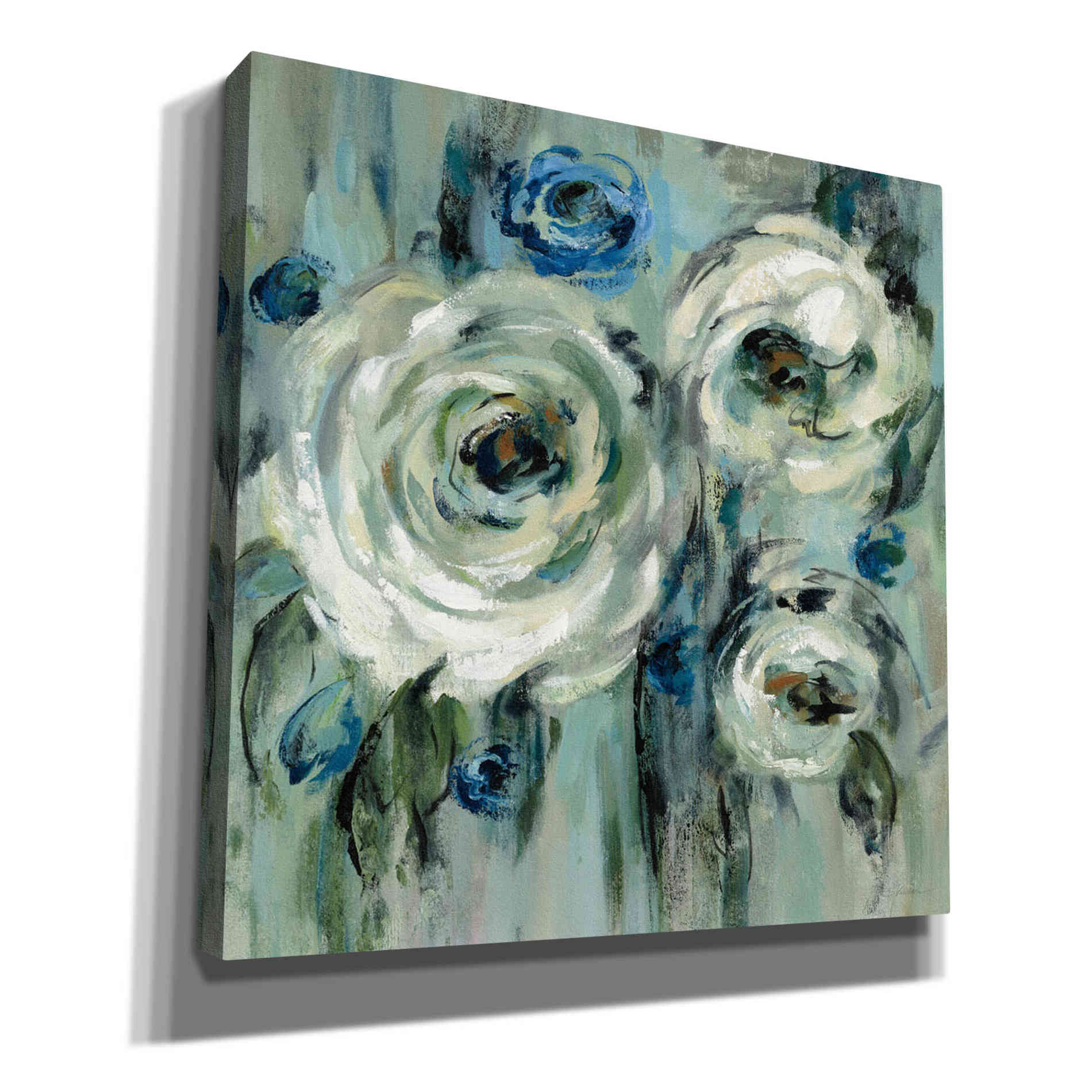 'Big Sage Flowers' by Silvia Vassileva, Canvas Wall Art