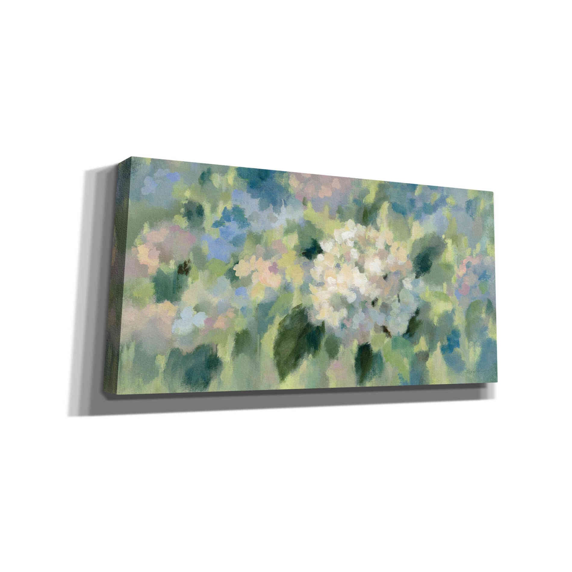 'Hydrangea Mosaic' by Silvia Vassileva, Canvas Wall Art