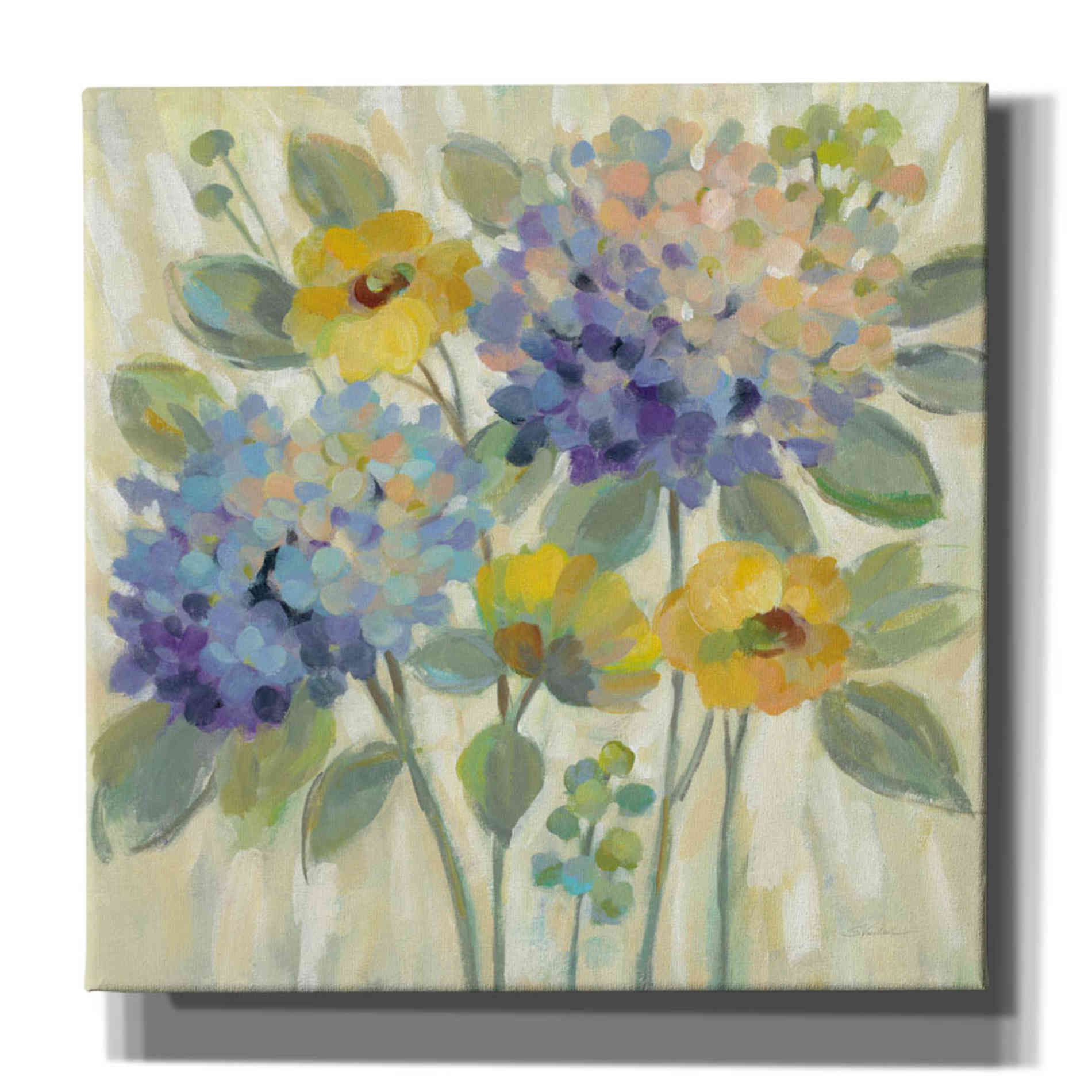 'Garden Burst' by Silvia Vassileva, Canvas Wall Art