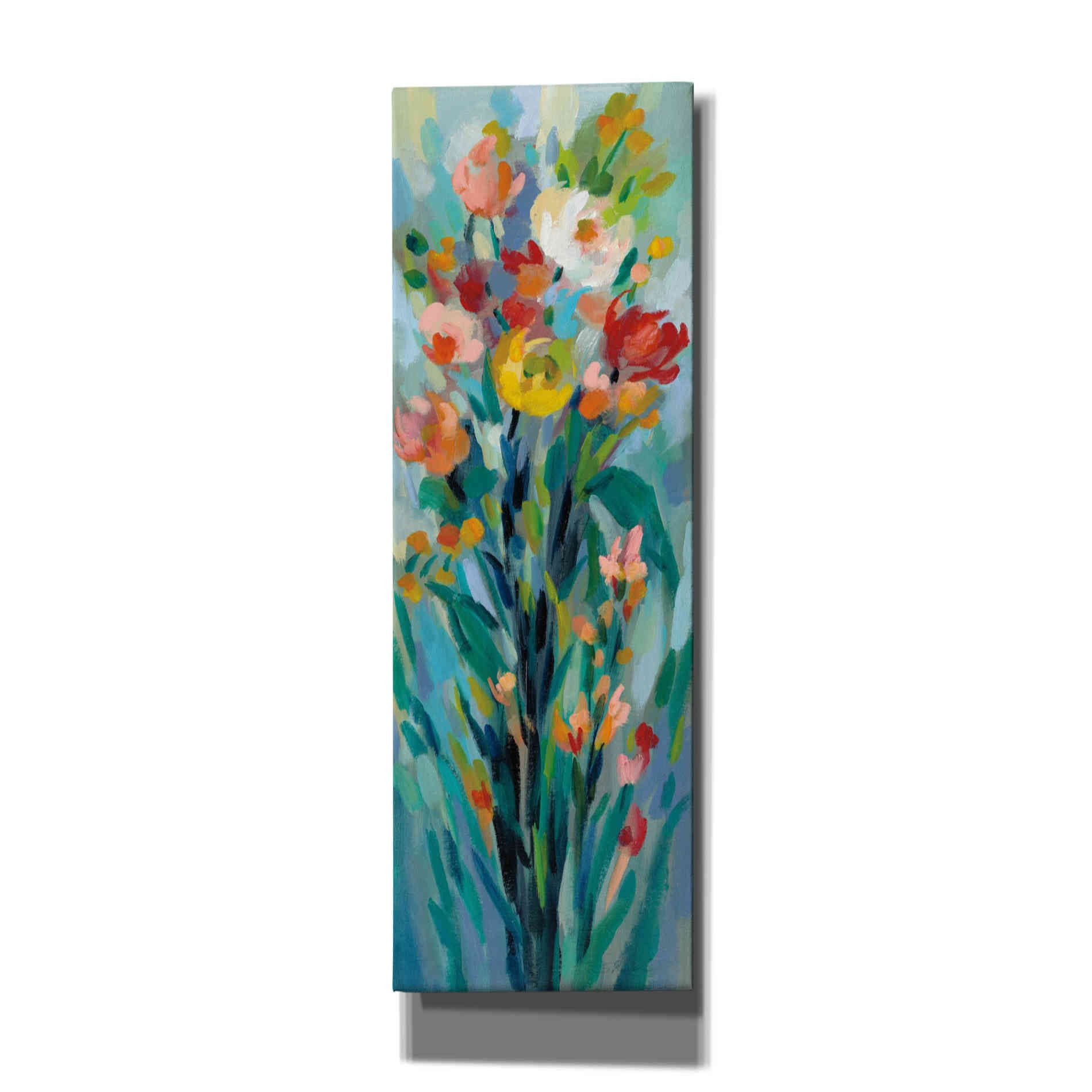 'Tall Bright Flowers I' by Silvia Vassileva, Canvas Wall Art