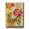 'Coral Tropical Floral II' by Silvia Vassileva, Canvas Wall Art