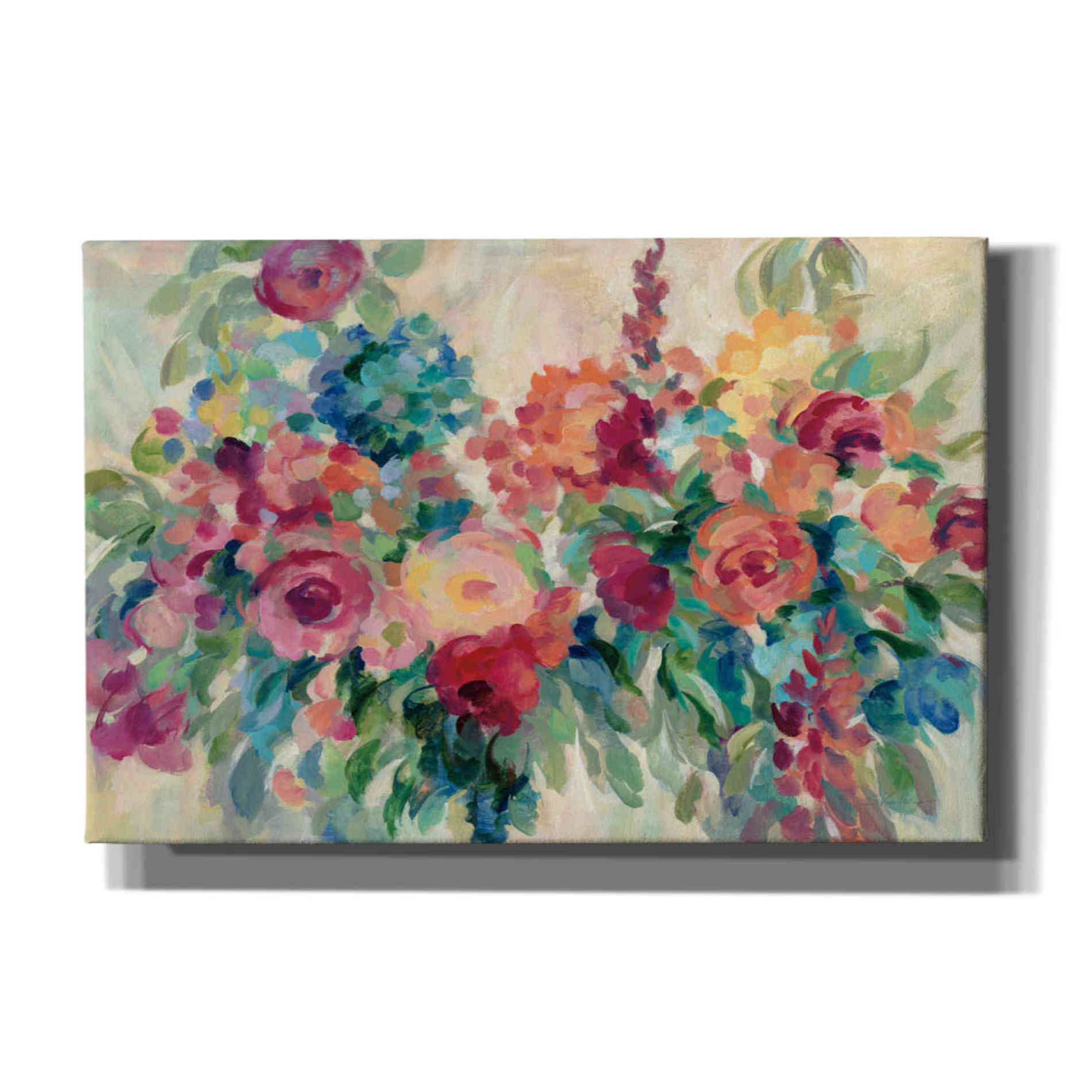 'Flower Market' by Silvia Vassileva, Canvas Wall Art