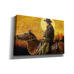 'Rough Trail Cowboy' by Chris Vest, Canvas Wall Art
