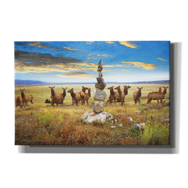 'Cairn Above Elk Refuge' by Chris Vest, Canvas Wall Art