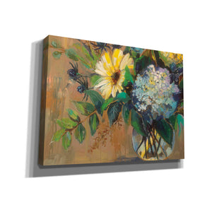 'Glass Floral' by Jeanette Vertentes, Canvas Wall Art