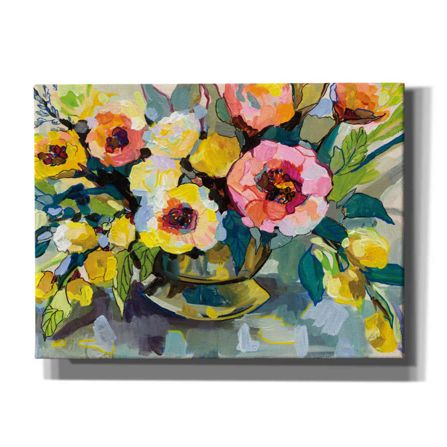 'Cottage Bouquet' by Jeanette Vertentes, Canvas Wall Art