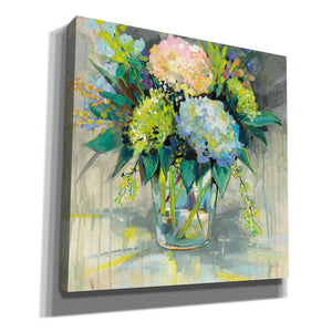 'Hydrangeas from the Garden' by Jeanette Vertentes, Canvas Wall Art