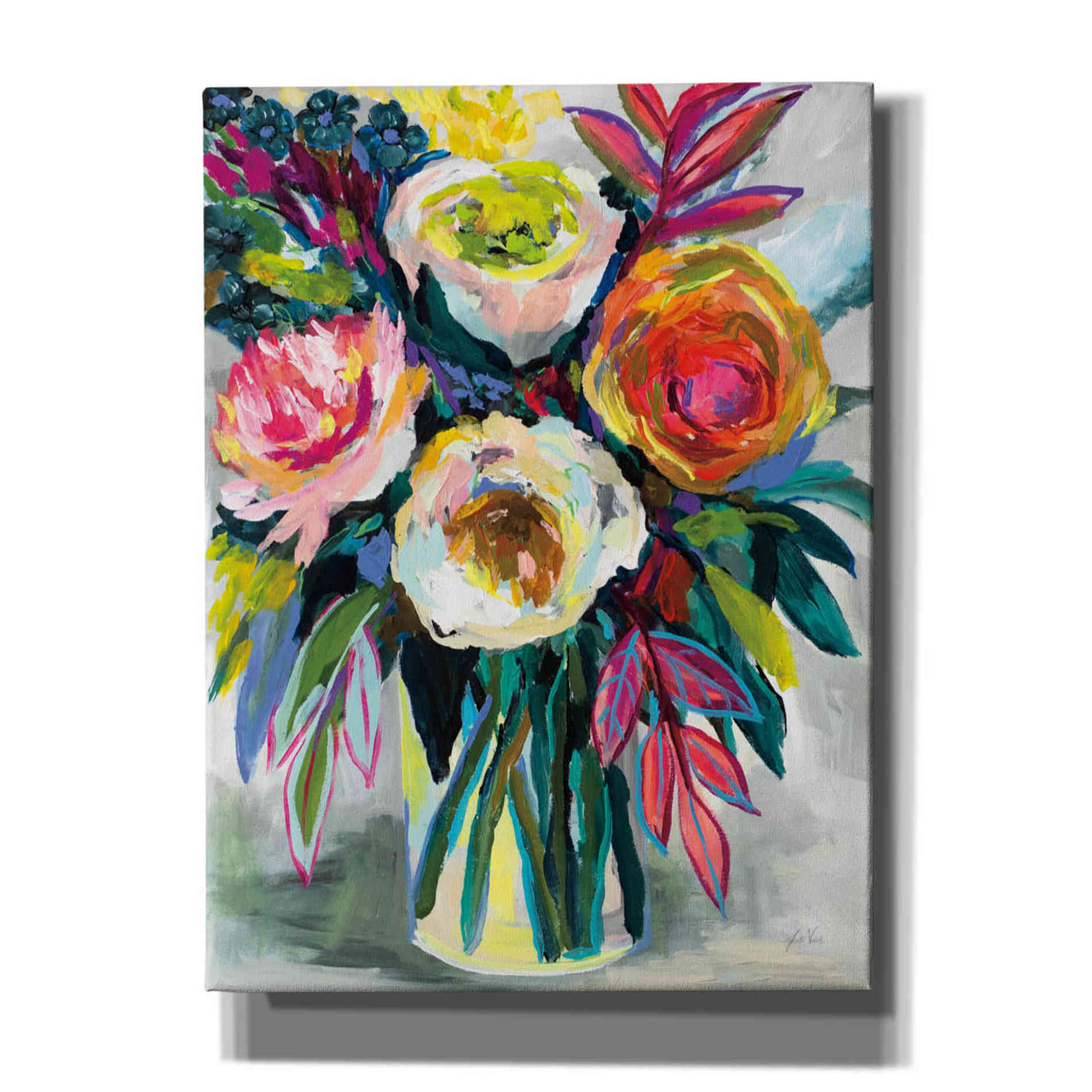 'First Kiss' by Jeanette Vertentes, Canvas Wall Art