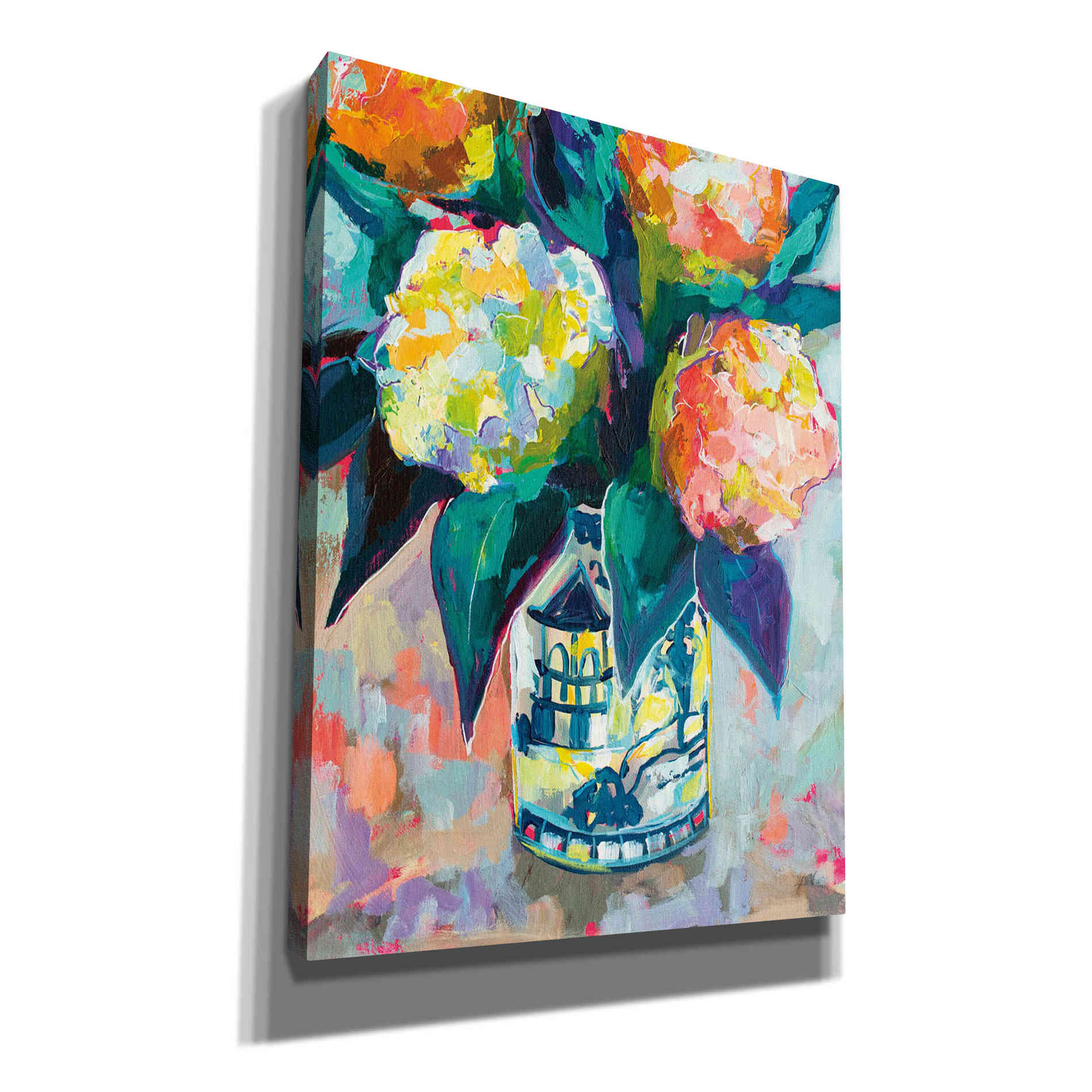 'Sunset Bouquet' by Jeanette Vertentes, Canvas Wall Art
