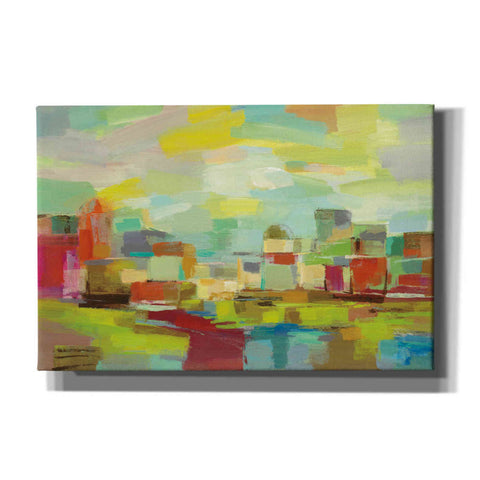 Image of 'Town by the River' by Silvia Vassileva, Canvas Wall Art