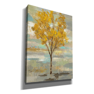 'Golden Tree and Fog I' by Silvia Vassileva, Canvas Wall Art