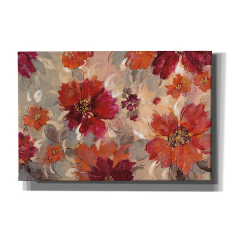 Image of 'Magenta and Coral Floral' by Silvia Vassileva, Canvas Wall Art