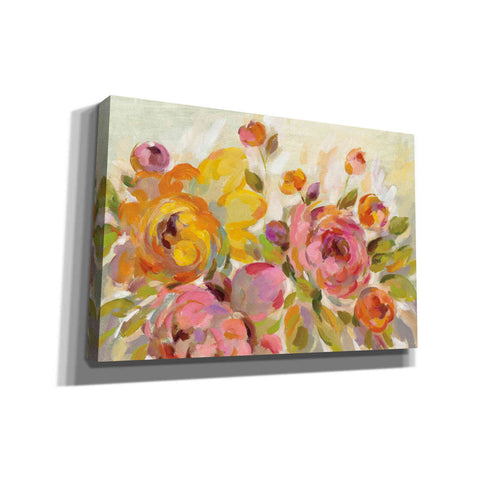 Image of 'Brushy Peonies' by Silvia Vassileva, Canvas Wall Art