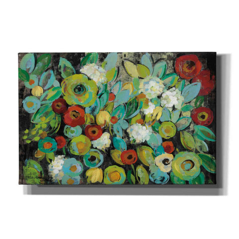 Image of 'Fiesta Floral Flipped' by Silvia Vassileva, Canvas Wall Art