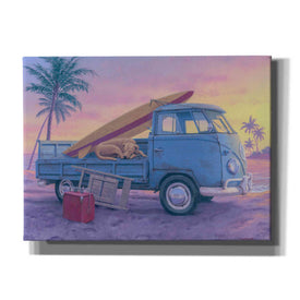 'The Beach Boy' by Richard Courtney, Canvas Wall Art