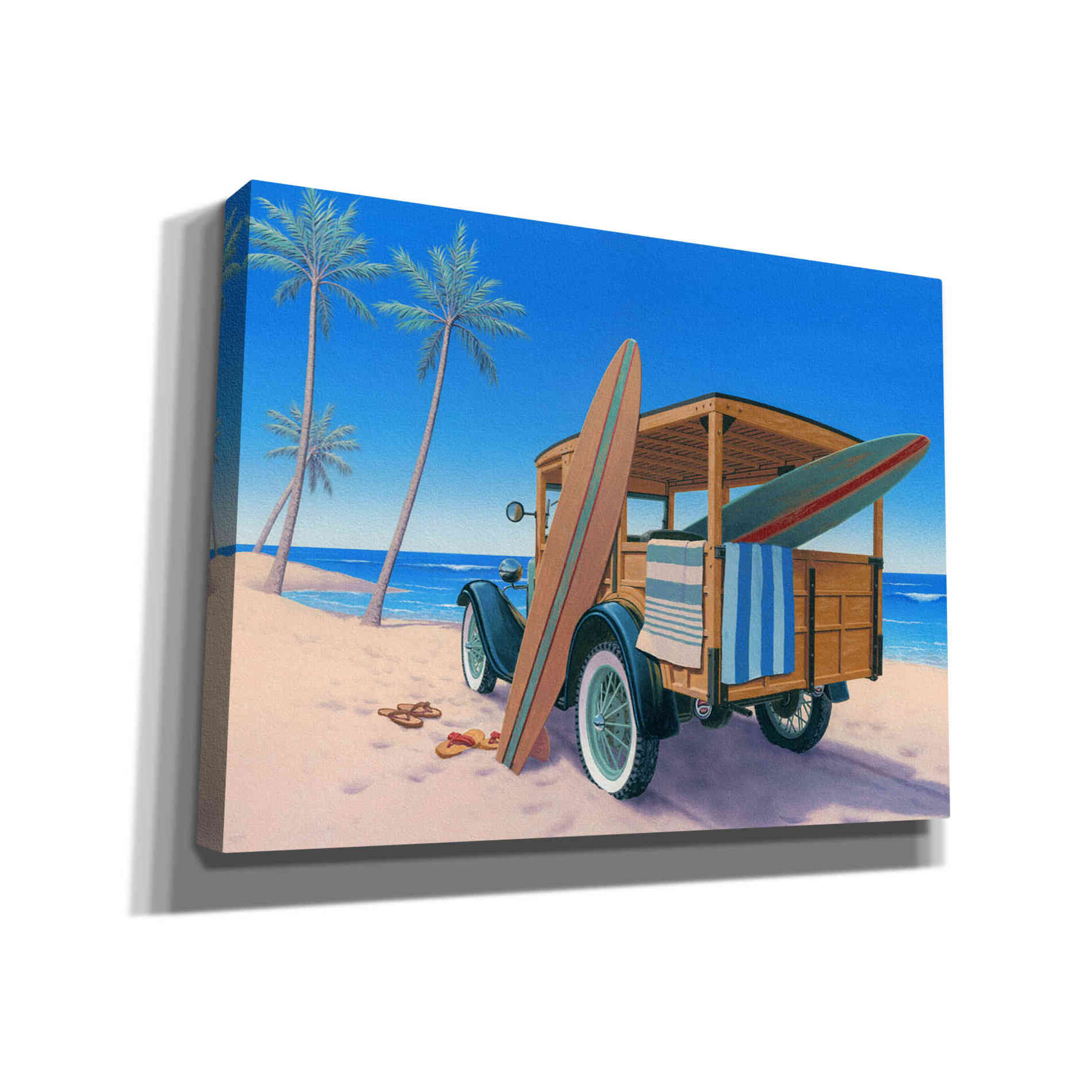 'The Good Ole Days' by Richard Courtney, Canvas Wall Art