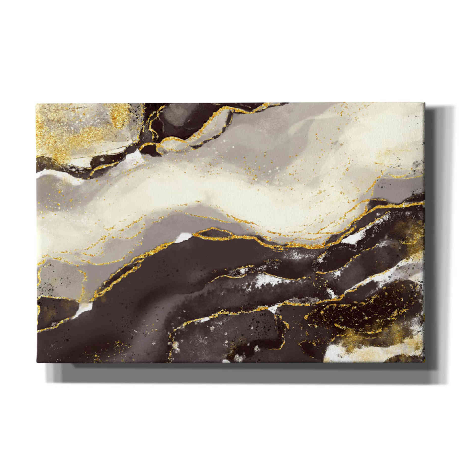 'Bisque Glimmer' by Delores Naskrent, Canvas Wall Art