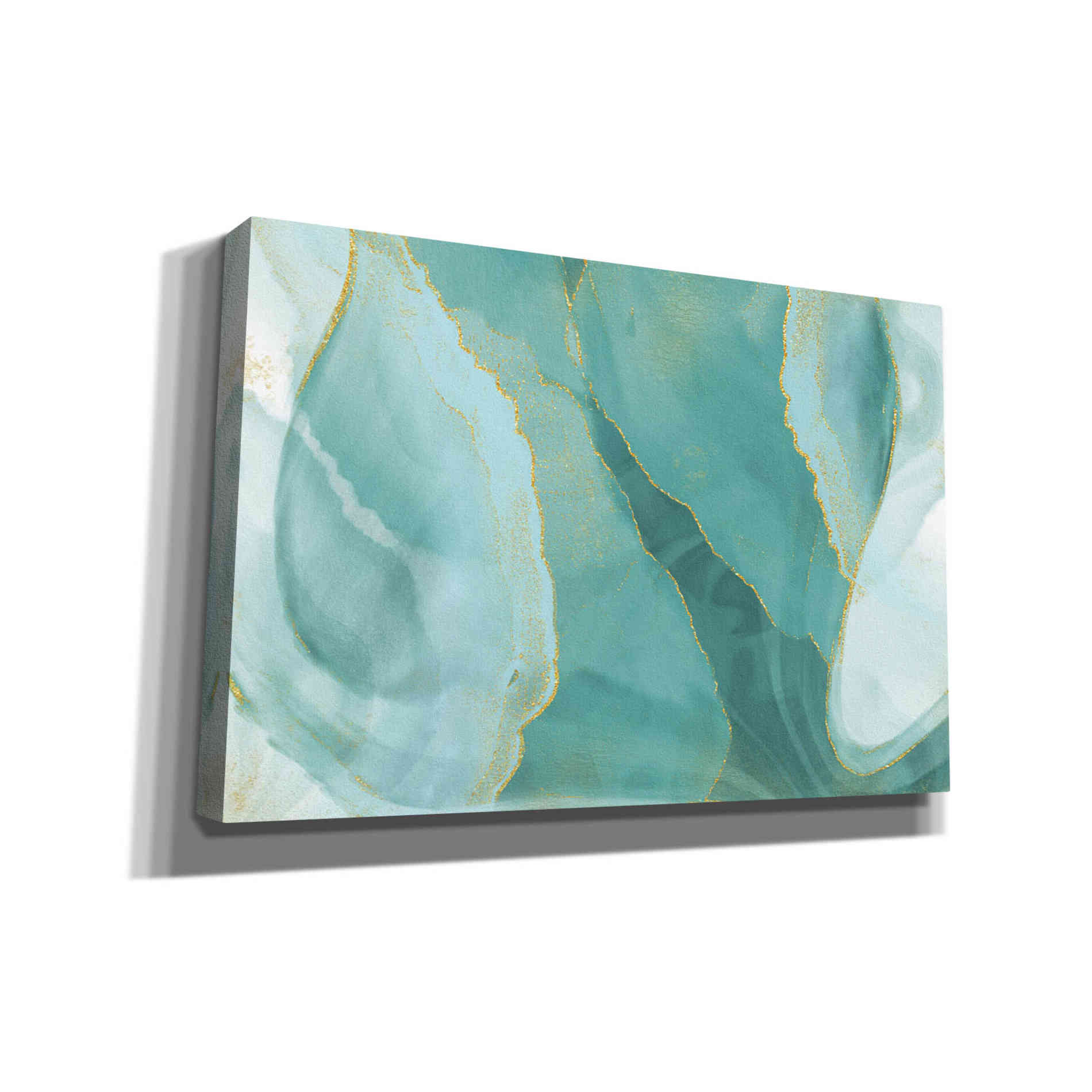 'Shallow Pond' by Delores Naskrent, Canvas Wall Art