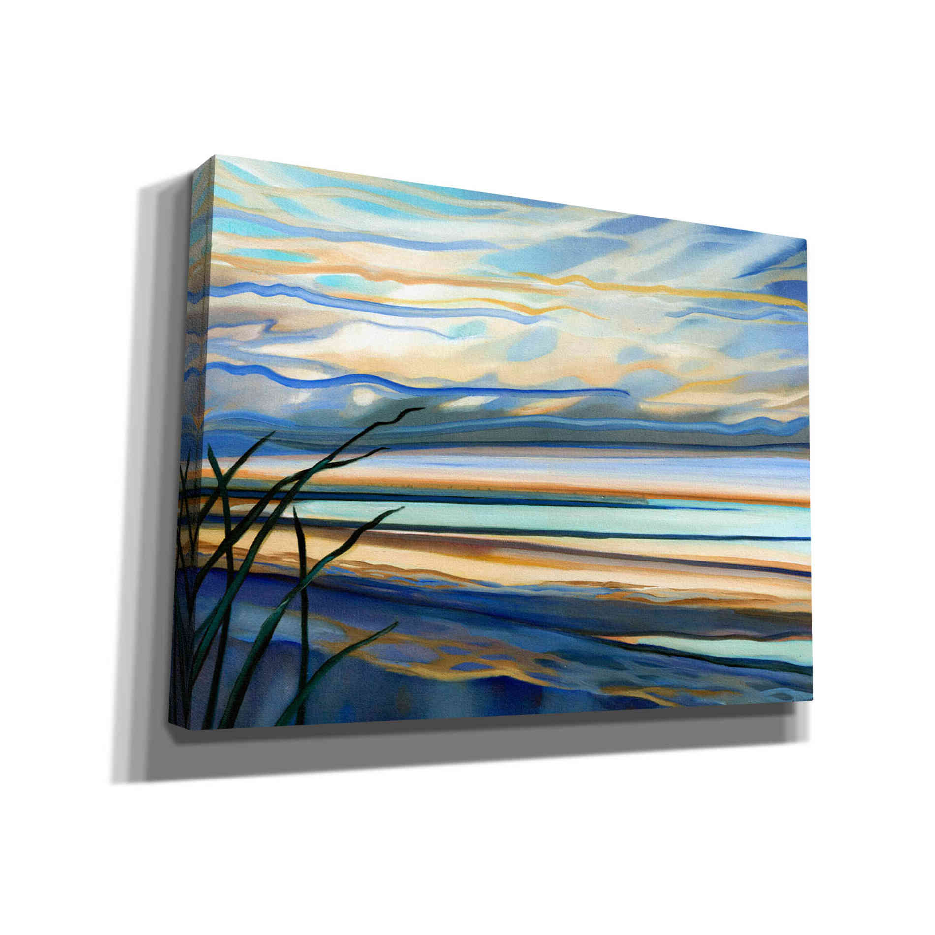 'Shorelines' by Louise Montillio, Canvas Wall Art