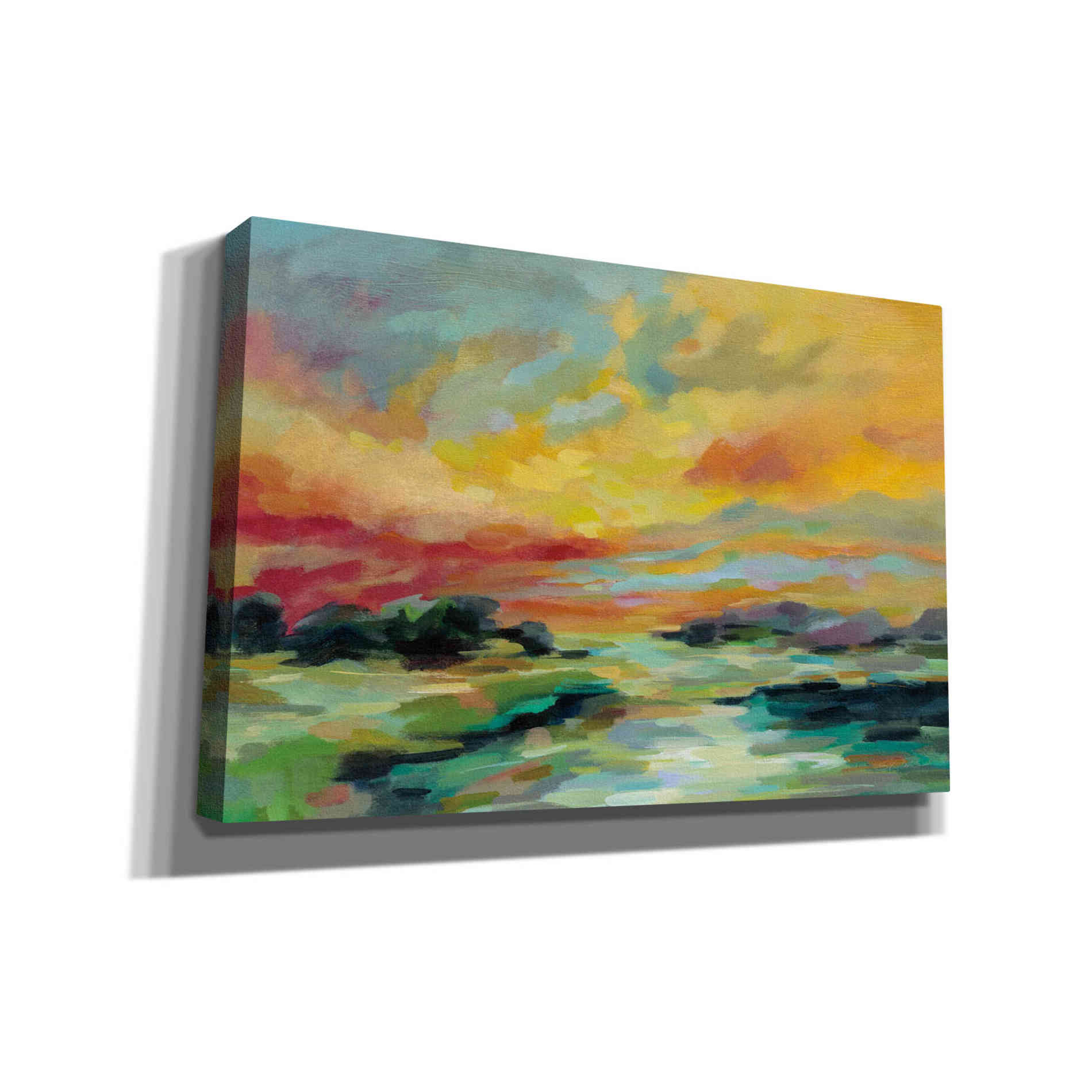 'July Sunset' by Silvia Vassileva, Canvas Wall Art