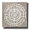 'Neutral Textured Medallion Light' by Silvia Vassileva, Canvas Wall Art