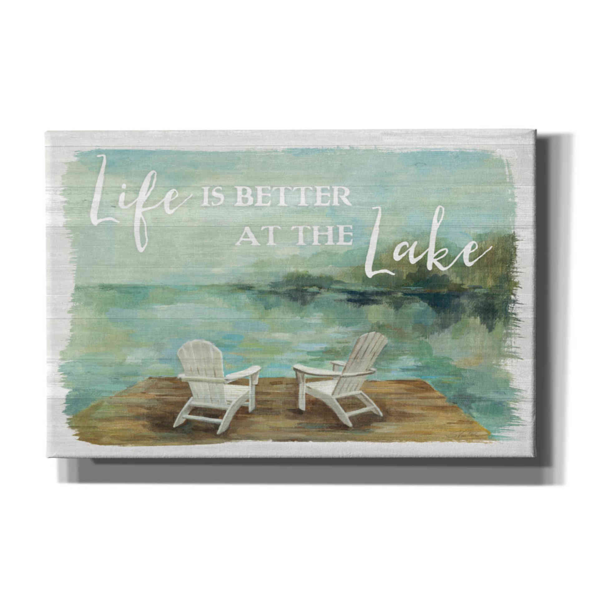 'Lakeside Retreat I' by Silvia Vassileva, Canvas Wall Art