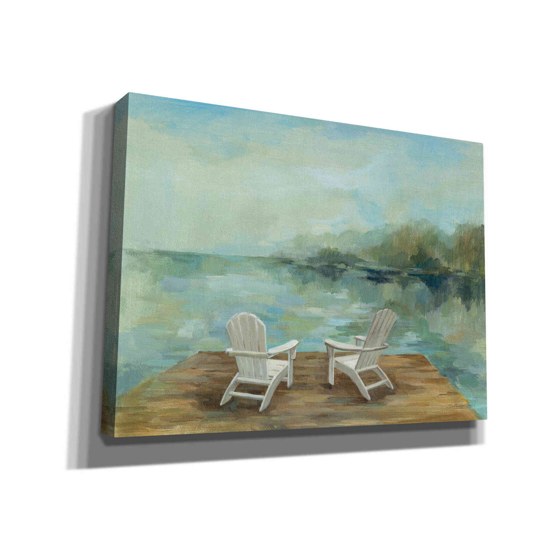 'Lakeside Retreat I no Wood' by Silvia Vassileva, Canvas Wall Art