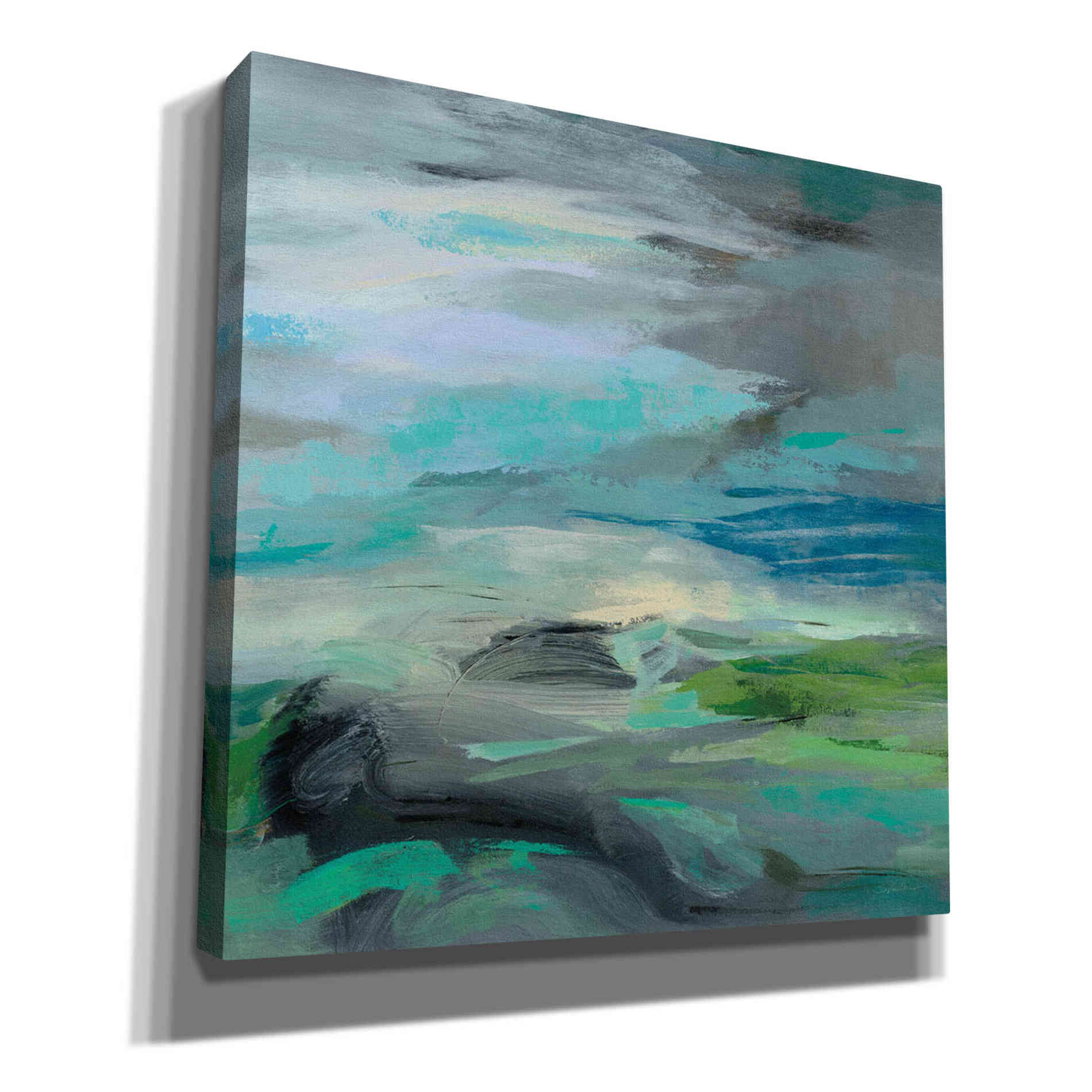 'Volcano Edge' by Silvia Vassileva, Canvas Wall Art