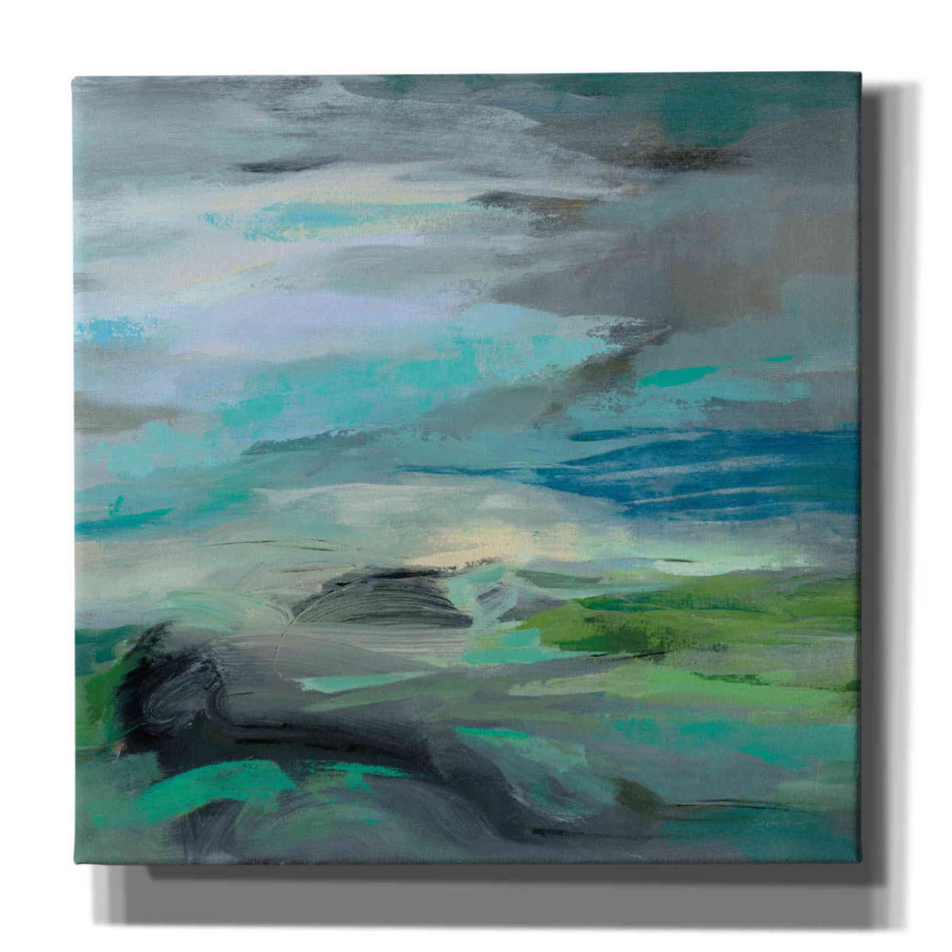 'Volcano Edge' by Silvia Vassileva, Canvas Wall Art
