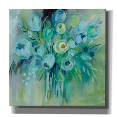 Image of 'Aurora Borealis Florals' by Silvia Vassileva, Canvas Wall Art