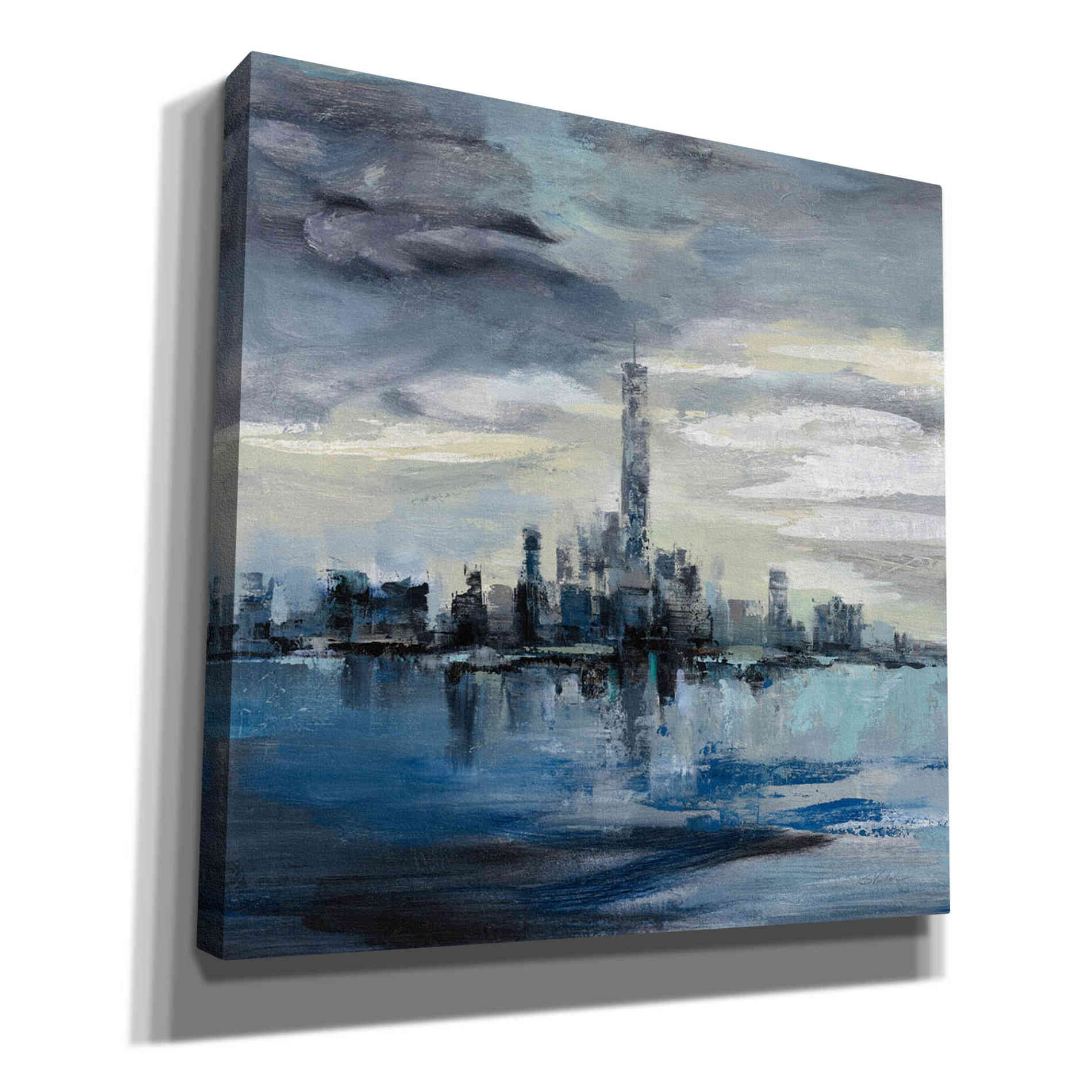 'Manhattan Winter' by Silvia Vassileva, Canvas Wall Art