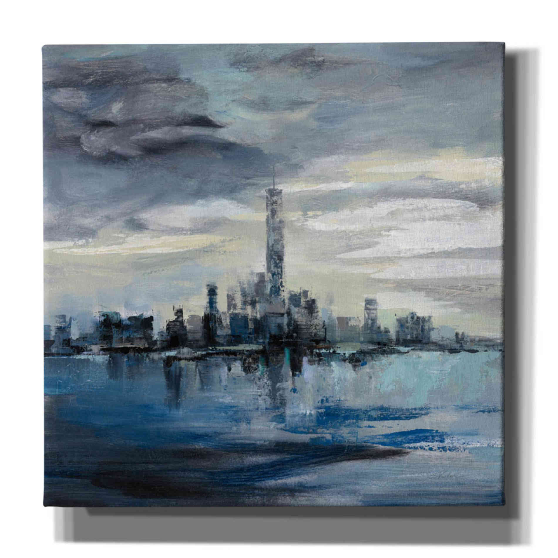 'Manhattan Winter' by Silvia Vassileva, Canvas Wall Art