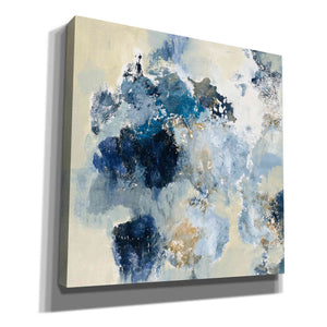 'Indigo Monotype' by Silvia Vassileva, Canvas Wall Art