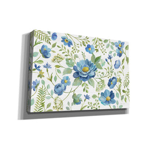 'Botanical Blue I' by Silvia Vassileva, Canvas Wall Art