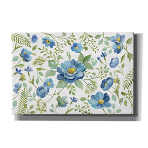 'Botanical Blue I' by Silvia Vassileva, Canvas Wall Art