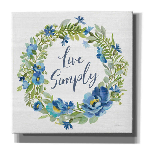 Image of 'Botanical Blue VI' by Silvia Vassileva, Canvas Wall Art