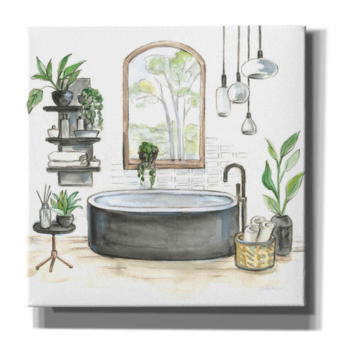 Image of 'Black Bathtub I' by Silvia Vassileva, Canvas Wall Art