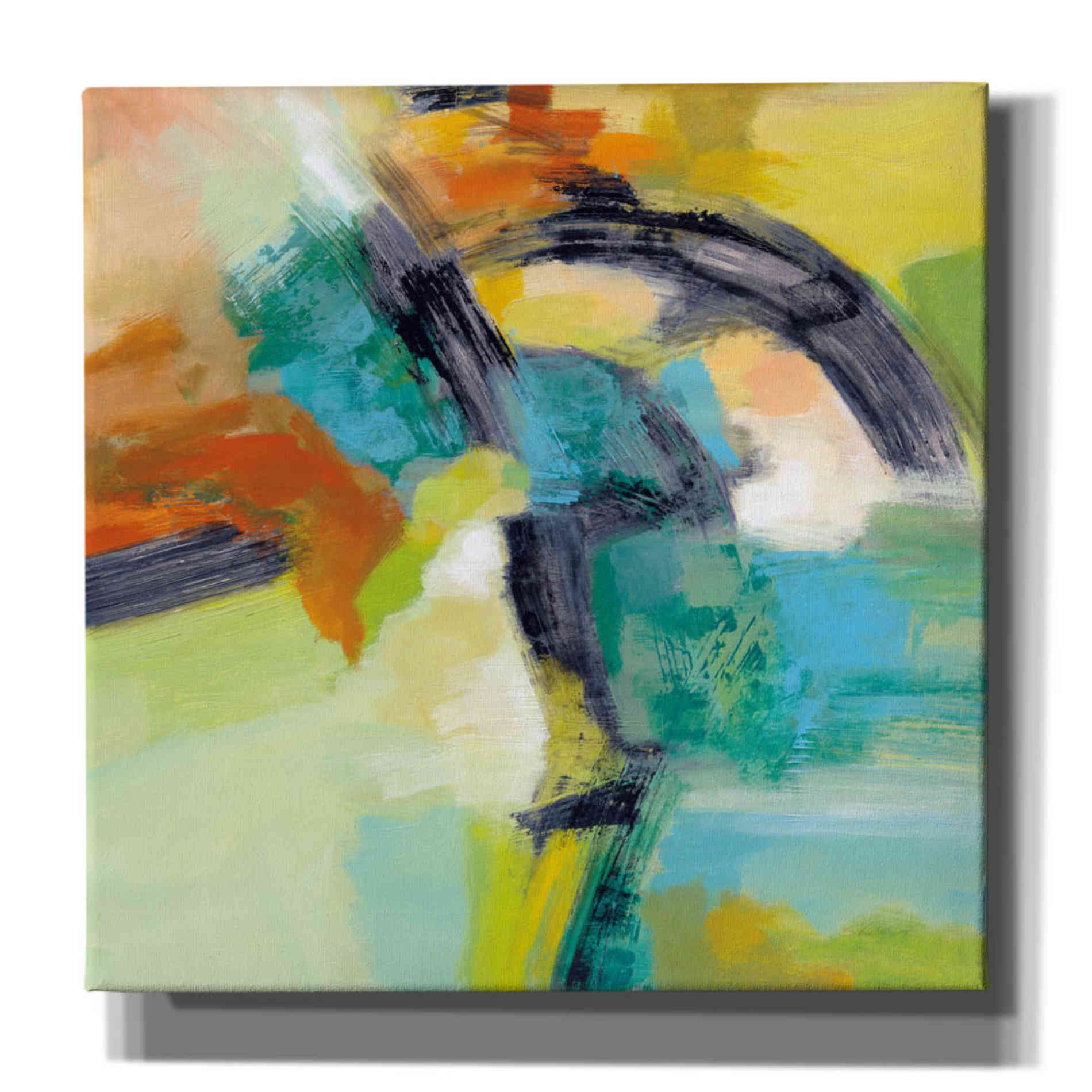 'Rainbow on the Asphalt' by Silvia Vassileva, Canvas Wall Art