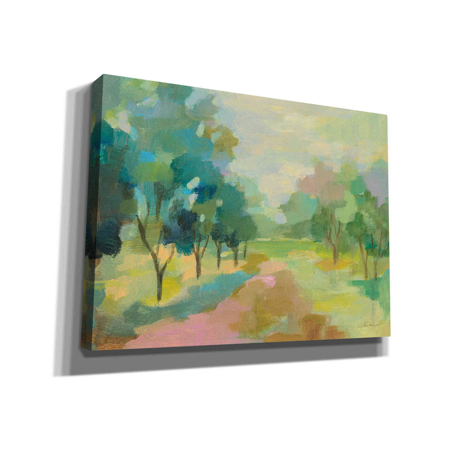 'Sunrise Forest' by Silvia Vassileva, Canvas Wall Art