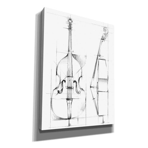 Image of "Bass Sketch" by Ethan Harper, Canvas Wall Art