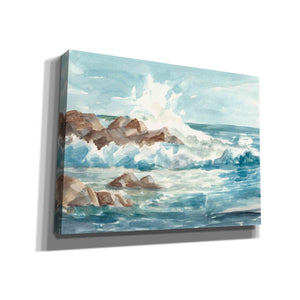 "Coastal Watercolor I" by Ethan Harper, Canvas Wall Art